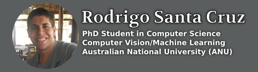 Rodrigo Santa Cruz – ANU Computer Science Ph.D. Student